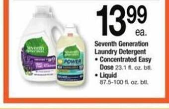 ACME Seventh generation laundry detergent offer