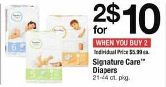 ACME Signature care diapers offer