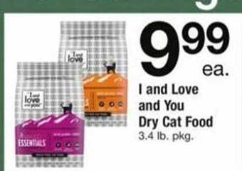 ACME I and love and you dry cat food offer