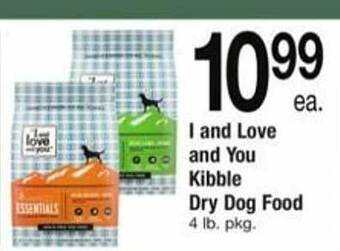 ACME I and love and you kibble dry dog food offer