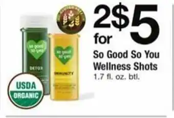 ACME So good so you wellness shot offer