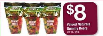 ACME Valued naturals gummy bears offer