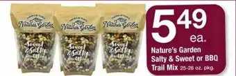 ACME Nature's garden salty & sweet or bbq trail mix offer