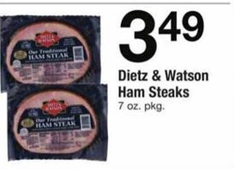 ACME Dietz & watson ham steaks offer