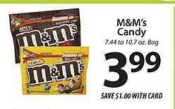 ACME M&m's candy offer