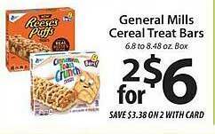 ACME General mills cereal treat bars offer