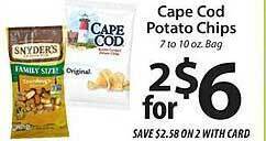 ACME Cape cod potato chips offer