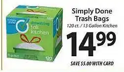 ACME Simply done trash bags offer