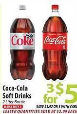 ACME Coca-cola soft drinks offer