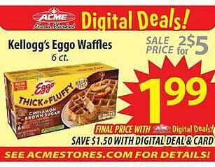 ACME Kellogg's eggo waffles offer