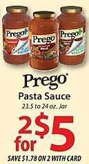 ACME Prego pasta sauce offer