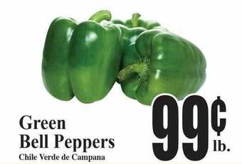 Baja Ranch Green bell peppers offer