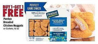 Big Y Perdue breaded chicken nuggets offer