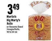 Big Y Martin's big marty's rolls offer