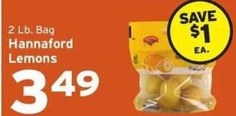 Hannaford Hannaford lemons offer