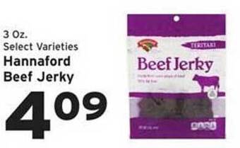 Hannaford Hannaford beef jerky offer