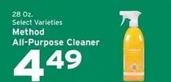 Hannaford Method allpurpose cleaner offer