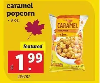Lidl Caramel popcorn offer