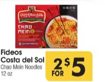 Los Altos Ranch Market Fideos costa del sol chao mein noodles offer