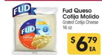 Los Altos Ranch Market Fud queso cotija molido offer