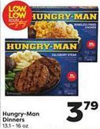 Weis Markets Hungry-man dinners offer