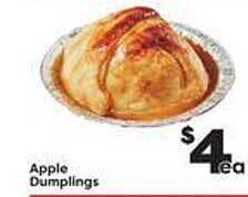 Weis Markets Apple dumplings offer