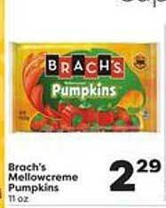 Weis Markets Brach's mellowcreme pumpkins offer