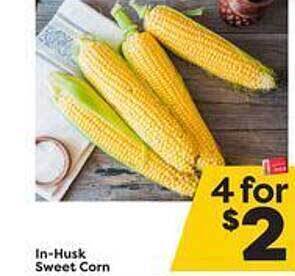Weis Markets In-husk sweet corn offer