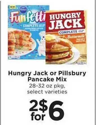 Hungry jack or pillsbury pancake mix