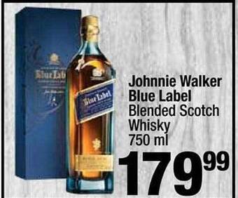 Super King Markets Johnnie walker blue label blended scotch whisky offer