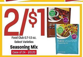 Maceys Food club seasoning mix offer