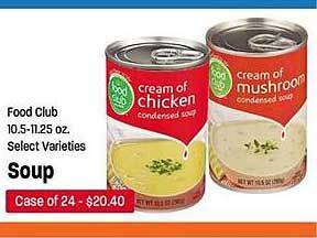 Maceys Food club select varieties soup offer