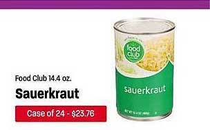 Maceys Food club sauerkraut offer