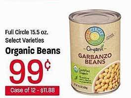 Maceys Full circle organic beans offer