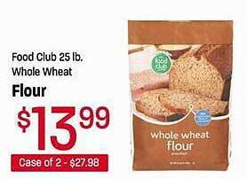 Maceys Food club whole wheat flour offer