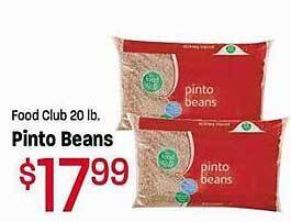 Maceys Food club pinto beans offer