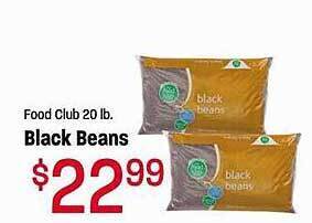 Maceys Food club black beans offer