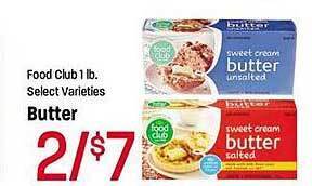 Maceys Food club butter offer