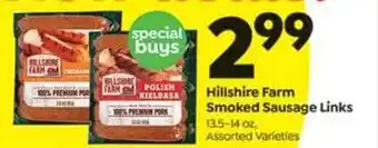 Save a Lot Hillshire farm smoked sausage links offer