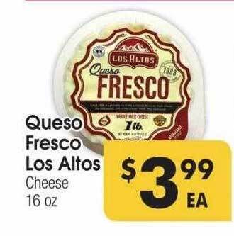 Cardenas Queso fresco los altos cheese offer