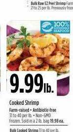 Cooked shrimp