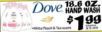 Ollie's Dove hand wash offer