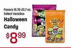 Maceys Ferrara halloween candy offer