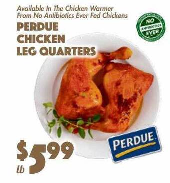 The Food Emporium Perdue chicken leg quarters offer
