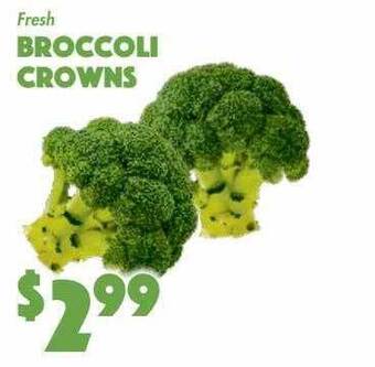 The Food Emporium Fresh broccoli crowns offer