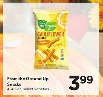 From the ground up snacks