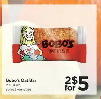 Cub Foods Bobo's oat bar offer