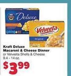 Family Fare Kraft deluxe macaroni & cheese dinner offer