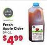 Family Fare Fresh apple cider offer