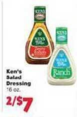 Family Fare Ken's salad dressing offer
